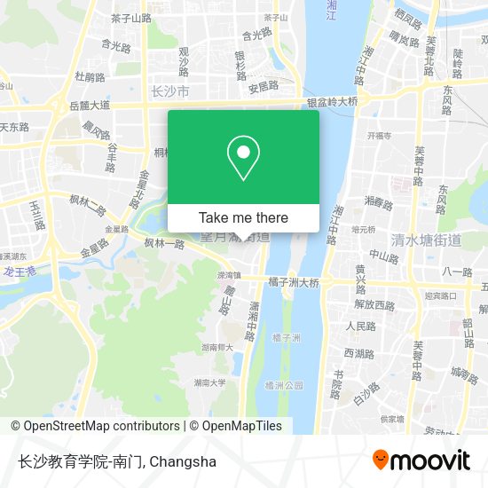 长沙教育学院-南门 map