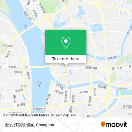 金帆·江滨玫瑰园 map