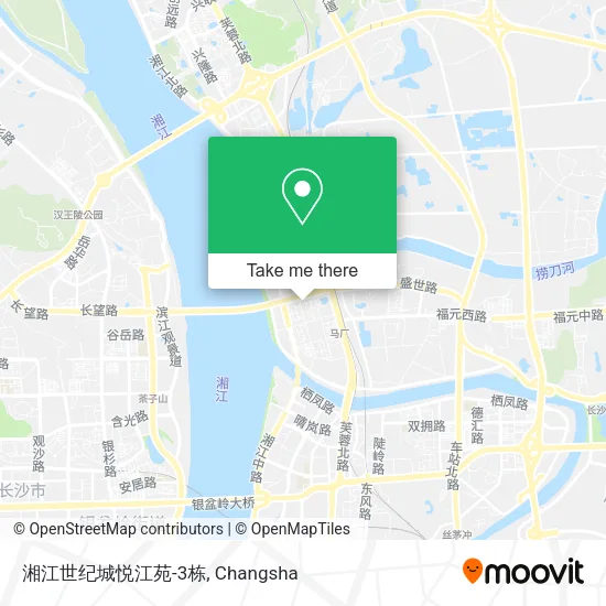 湘江世纪城悦江苑-3栋 map