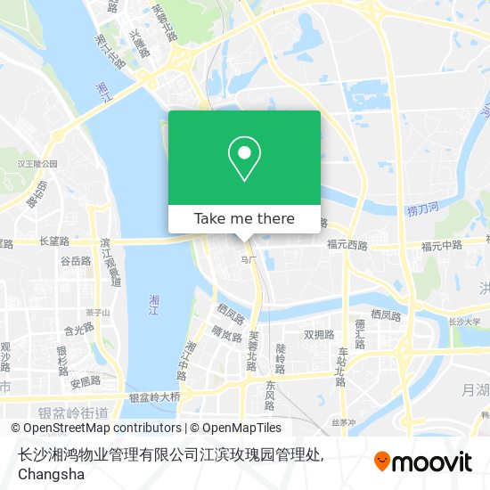 长沙湘鸿物业管理有限公司江滨玫瑰园管理处 map