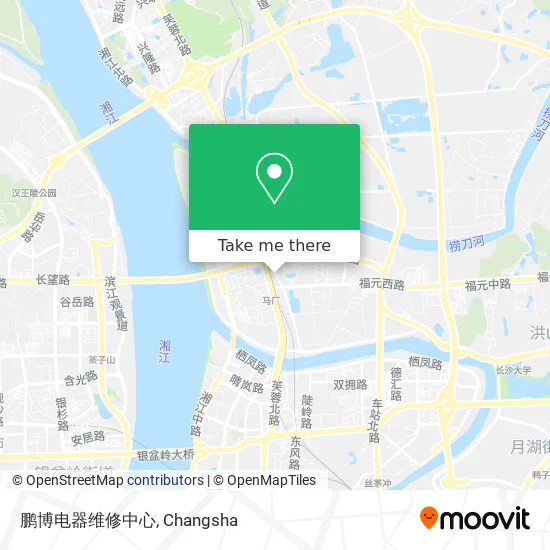 鹏博电器维修中心 map