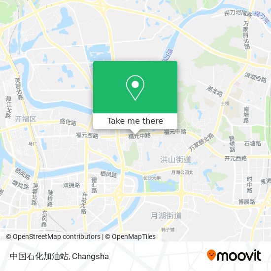 中国石化加油站 map