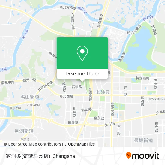 家润多(筑梦星园店) map