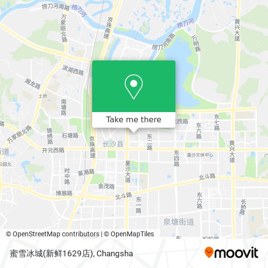 蜜雪冰城(新鲜1629店) map