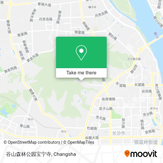 谷山森林公园宝宁寺 map