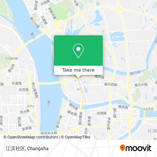 江滨社区 map