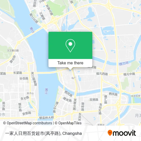 一家人日用百货超市(凤亭路) map