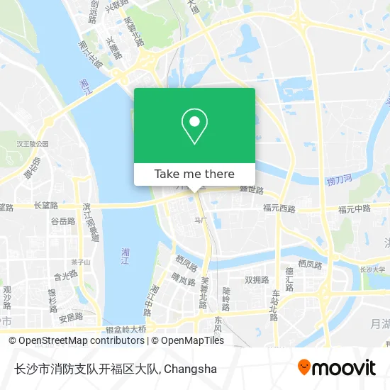 长沙市消防支队开福区大队 map