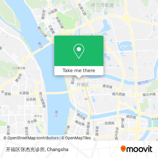 开福区张杰光诊所 map