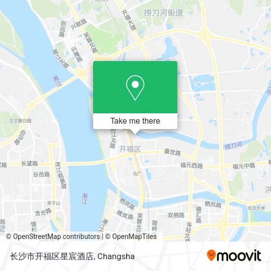 长沙市开福区星宸酒店 map