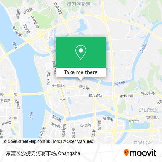 豪霆长沙捞刀河赛车场 map