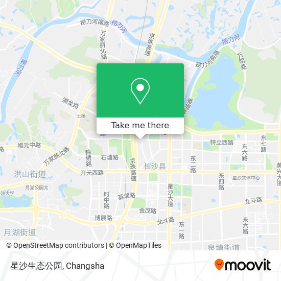 星沙生态公园 map