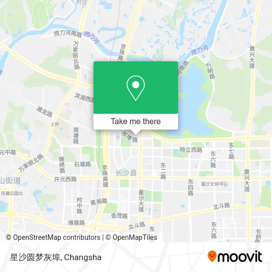 星沙圆梦灰埠 map