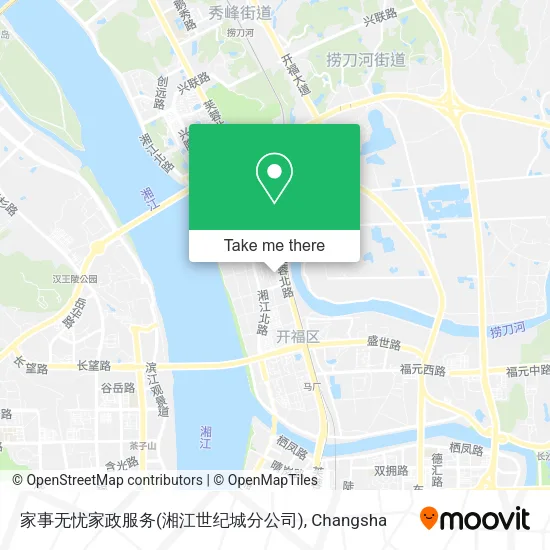 家事无忧家政服务(湘江世纪城分公司) map