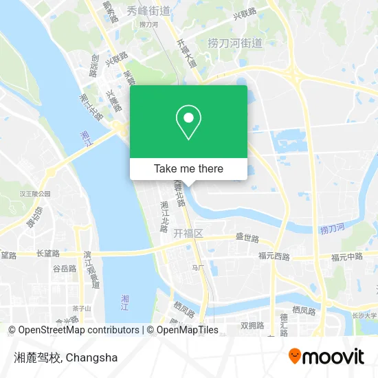 湘麓驾校 map