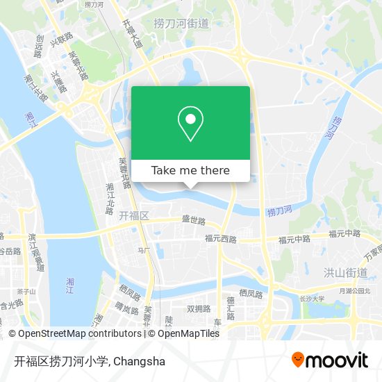 开福区捞刀河小学 map