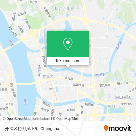 开福区捞刀河小学 map