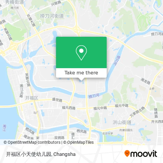 开福区小天使幼儿园 map