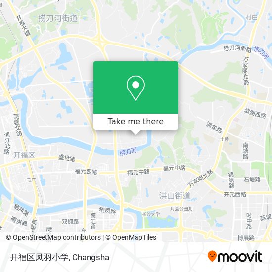 开福区凤羽小学 map