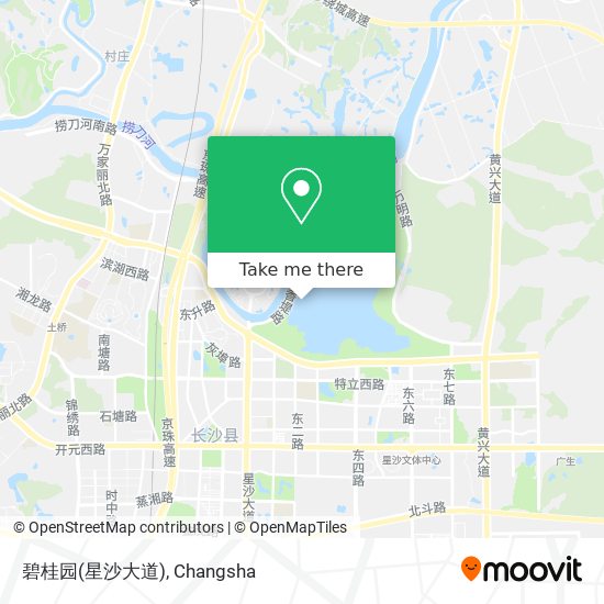 碧桂园(星沙大道) map