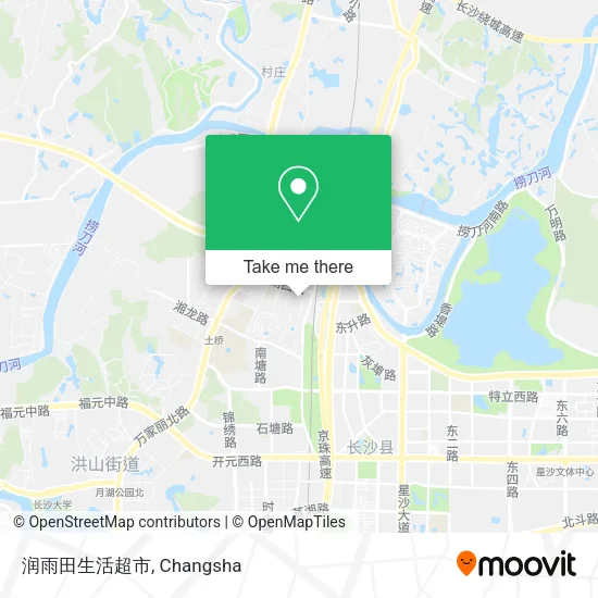 润雨田生活超市 map