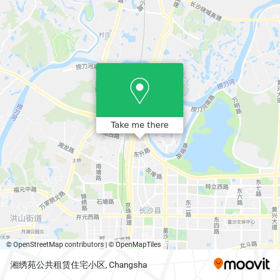 湘绣苑公共租赁住宅小区 map