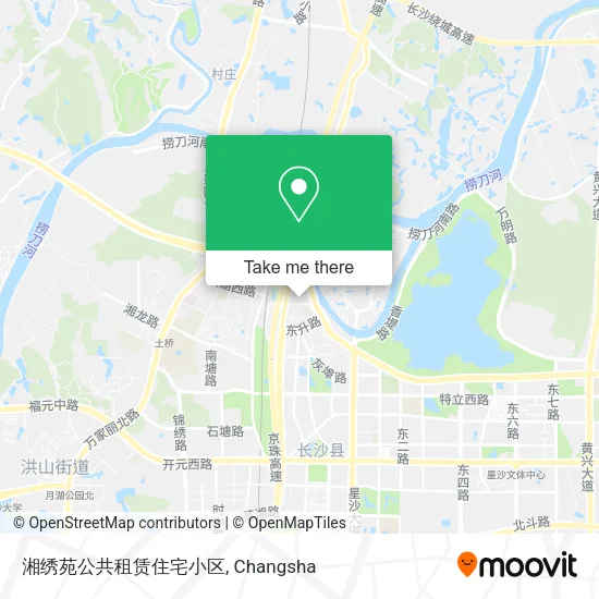 湘绣苑公共租赁住宅小区 map