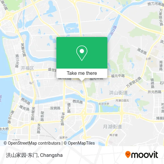 洪山家园-东门 map