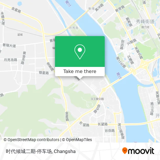 时代倾城二期-停车场 map