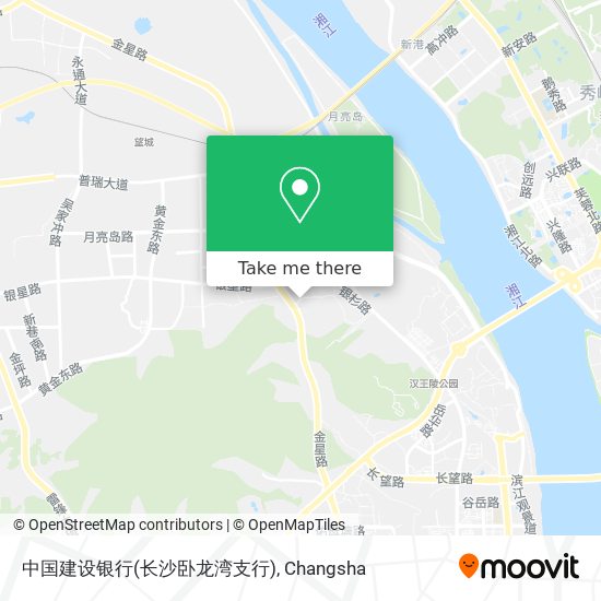中国建设银行(长沙卧龙湾支行) map