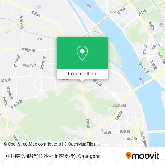 中国建设银行(长沙卧龙湾支行) map