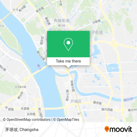 茅塘坡 map