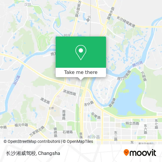 长沙湘威驾校 map