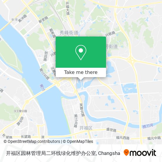 开福区园林管理局二环线绿化维护办公室 map