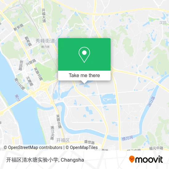 开福区清水塘实验小学 map