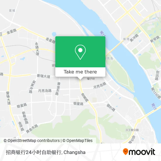 招商银行24小时自助银行 map