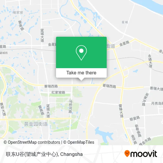 联东U谷(望城产业中心) map