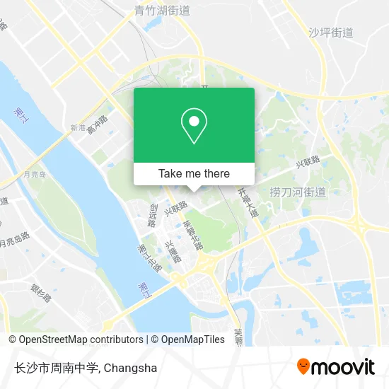 长沙市周南中学 map