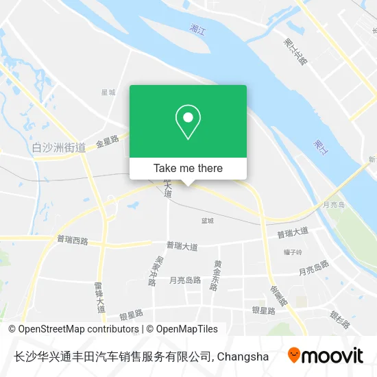 长沙华兴通丰田汽车销售服务有限公司 map