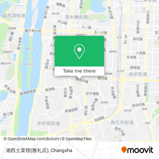 湘西土菜馆(雅礼店) map