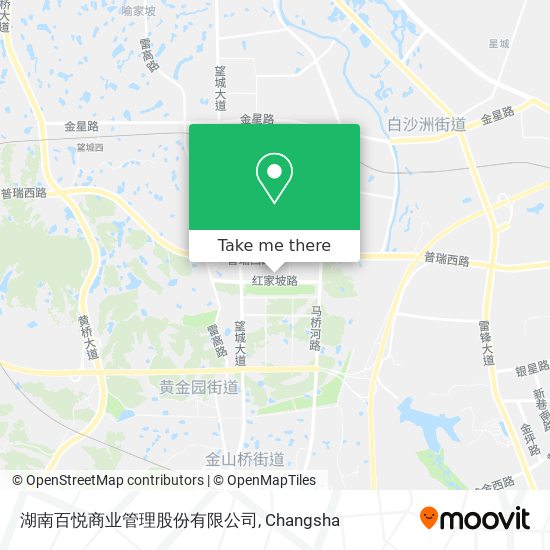 湖南百悦商业管理股份有限公司 map