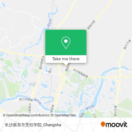 长沙新东方烹饪学院 map