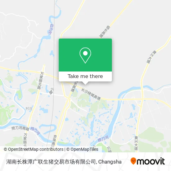 湖南长株潭广联生猪交易市场有限公司 map