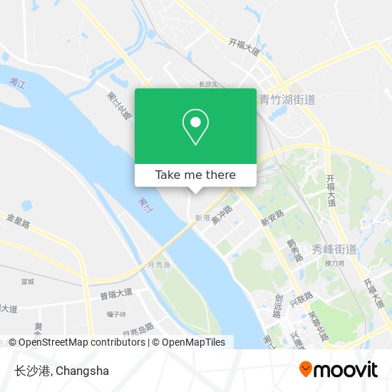 长沙港 map