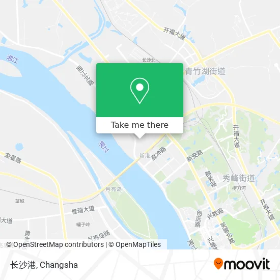 长沙港 map