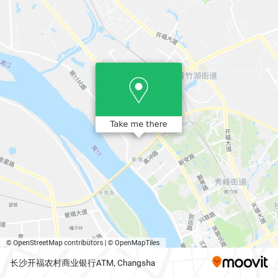 长沙开福农村商业银行ATM map