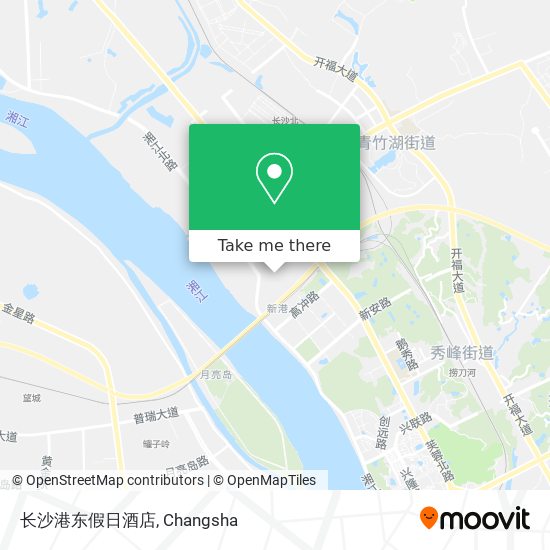 长沙港东假日酒店 map