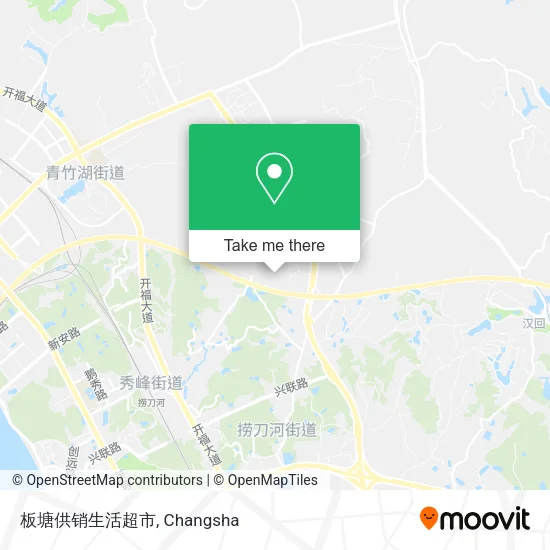 板塘供销生活超市 map