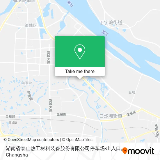 湖南省泰山热工材料装备股份有限公司停车场-出入口 map