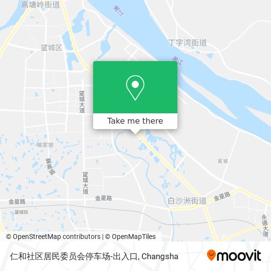 仁和社区居民委员会停车场-出入口 map